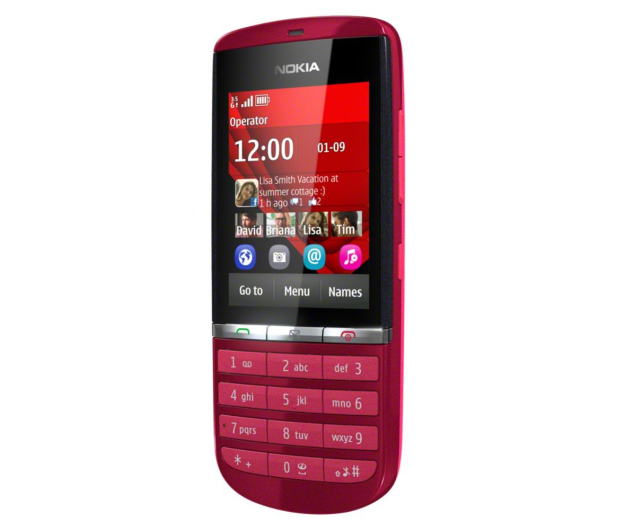 Nokia 300 ASHA Red - 1403758 - zdjęcie 4